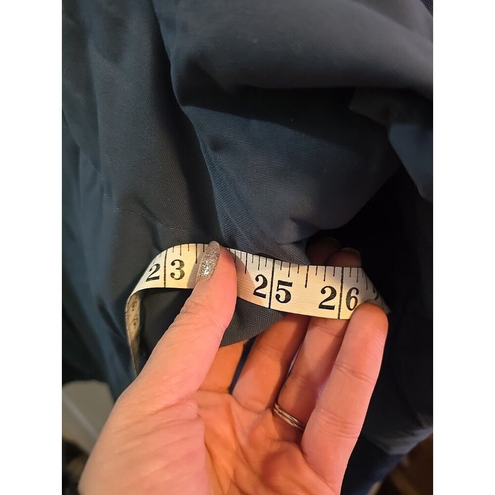 Mens Columbia Navy 550 Puffer Jacket.  Large. Blue. Duck Feather Blend. EUC! - Picture 12 of 13